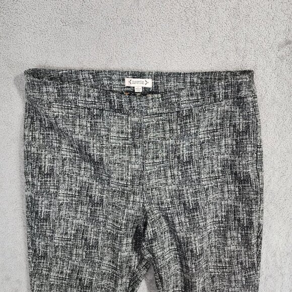 Nanette Lepore Womens Textured Black & White Leggings Pullon L - Picture 6 of 7